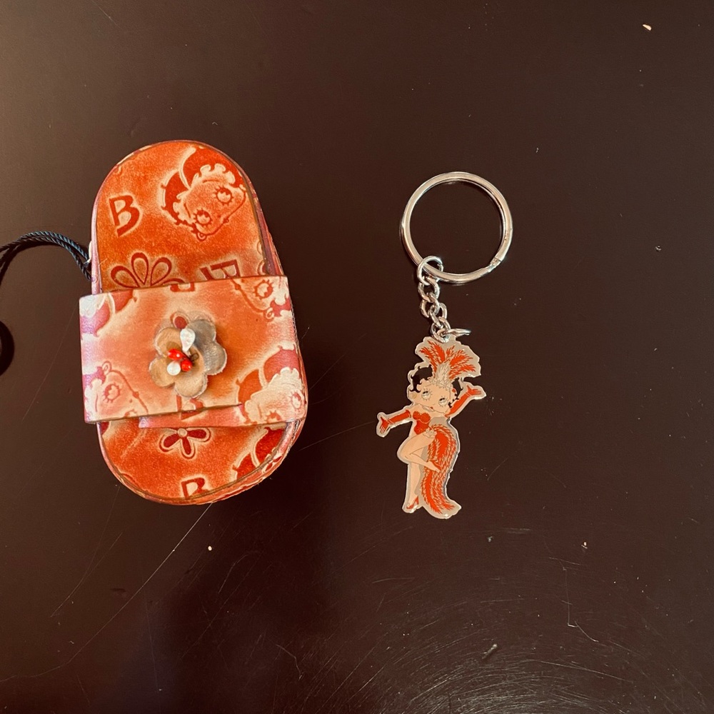 BETTY BOOP | KEY CHAIN | MIRROR COIN PURSE